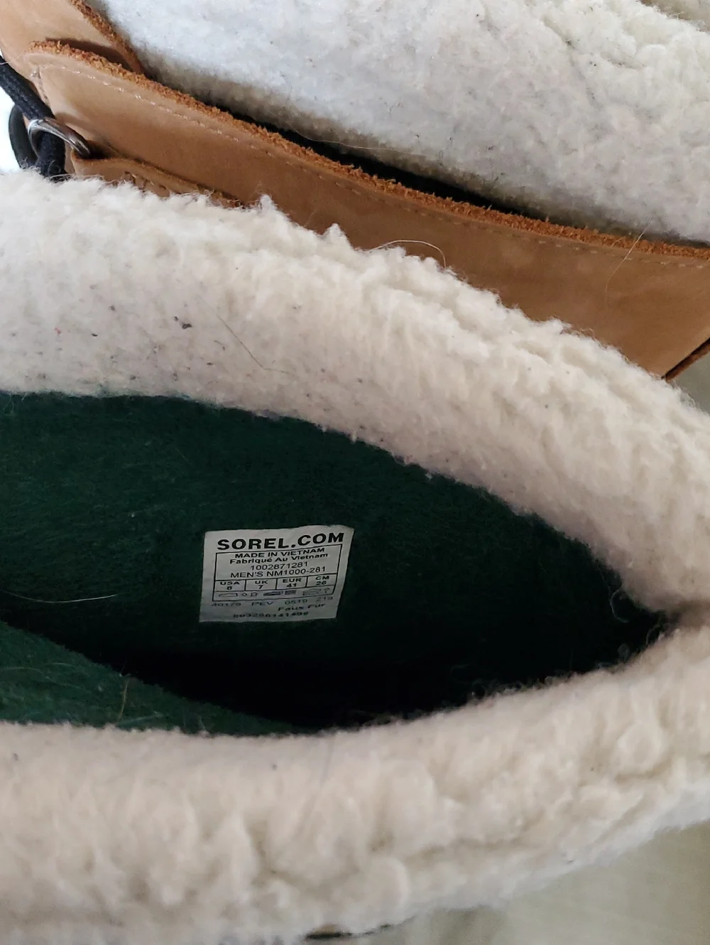 Sorel Men's Caribou Winter Boot Color Buff